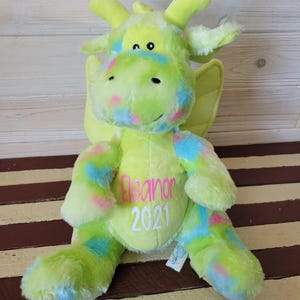 Personalized Dragon Stuffed animal Plush