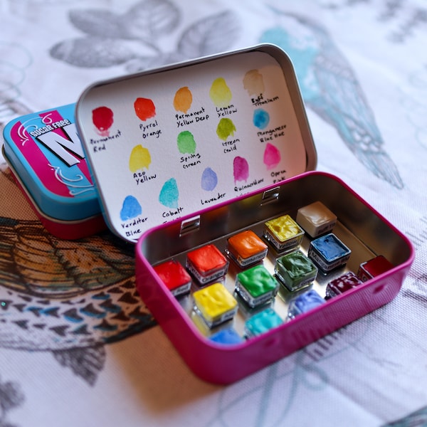 Daniel Smith Spring Forward Set of 14 Watercolors 0.5 ml Pans Spring Gift Set