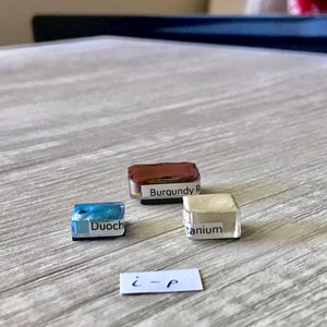 2 of 3 (J - P) Daniel Smith Watercolor Pans with Labels and Magnets Create Your Own Watercolor Palette Watercolor Set 1 ml Listing  2