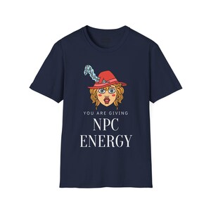 T-shirt de joueur de barde d&#39;énergie de PNJ de D&D