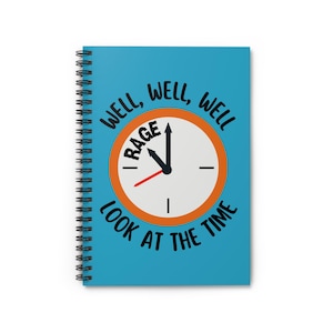 D&D Rage Time Spiral Notebook - Ruled Line