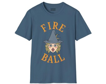 Fireball Caster T-Shirt: D&D Unisex Soft-Style Tee