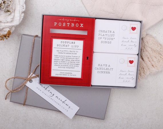 Couples Bucket List Postbox Gift - Date Night Ideas