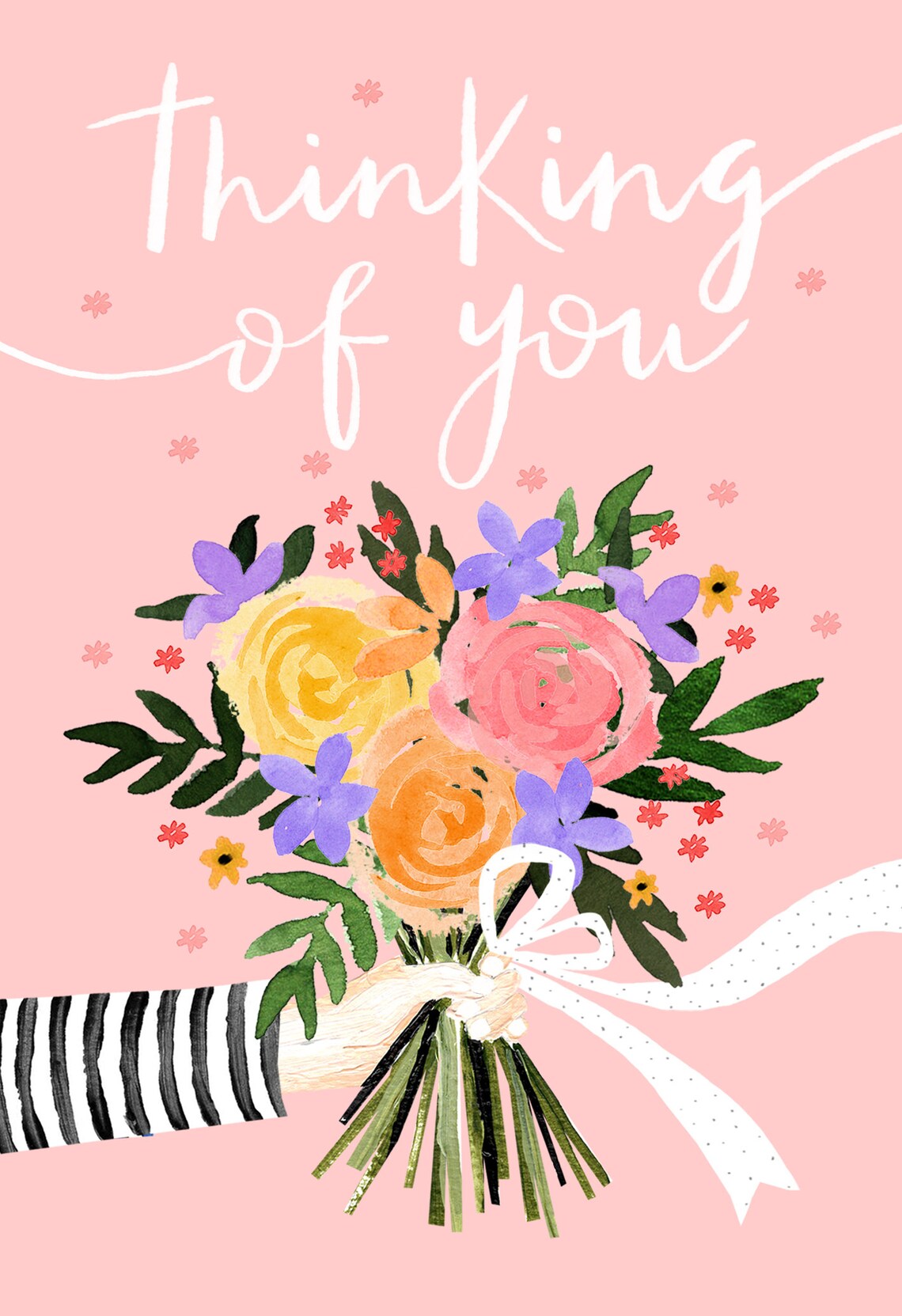 Thinking of You Flowers Greeting Card I'm Sorry Deepest Etsy