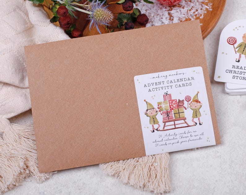 24 Christmas Activity Cards For Advent Calendar