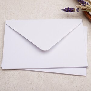 C6 Kraft Envelopes With Gummed Flap - Envelope For Letter Writing or Rustic Wedding Stationery afbeelding 7