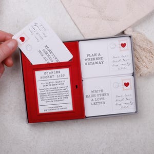 Couples Bucket List Postbox Gift Box Date night ideas