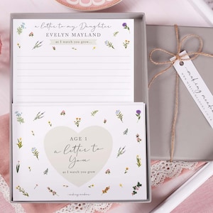 Personalised Letter To My Daughter As I Watch You Grow Floral Letter Writing Paper