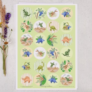 Childrens Stationery Set Gift with Personalised Stationery with Dinosaur Design