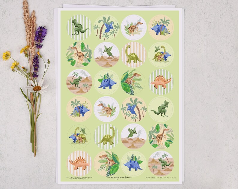 Childrens Stationery Set Gift with Personalised Stationery with Dinosaur Design