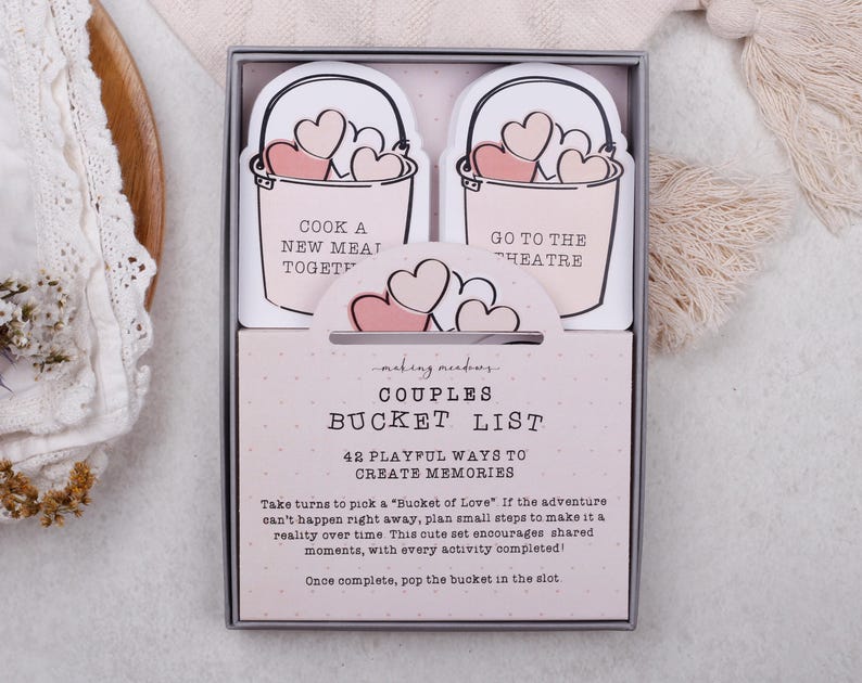 Couples Bucket List Gift Box Date night ideas