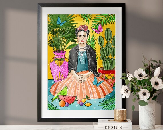 Frida Kahlo Poster A5..A4..A3..A2. OPTIONS 