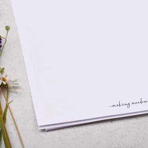 A5 or A4 Blank Letter Writing Paper Sheets