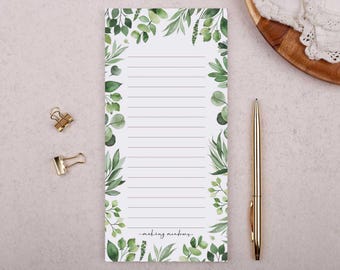 To Do List Notepad With Pink Floral Design - Desk Stationery & Shopping ...