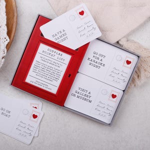 Couples Bucket List Postbox Gift Box Date night ideas