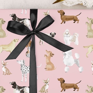 Paw Print Wrapping Paper Luxury Gift Wrap Paw Print Gift Wrap Dog