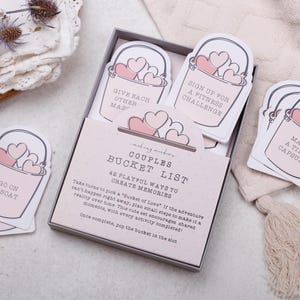 Couples Bucket List Gift Box Date night ideas