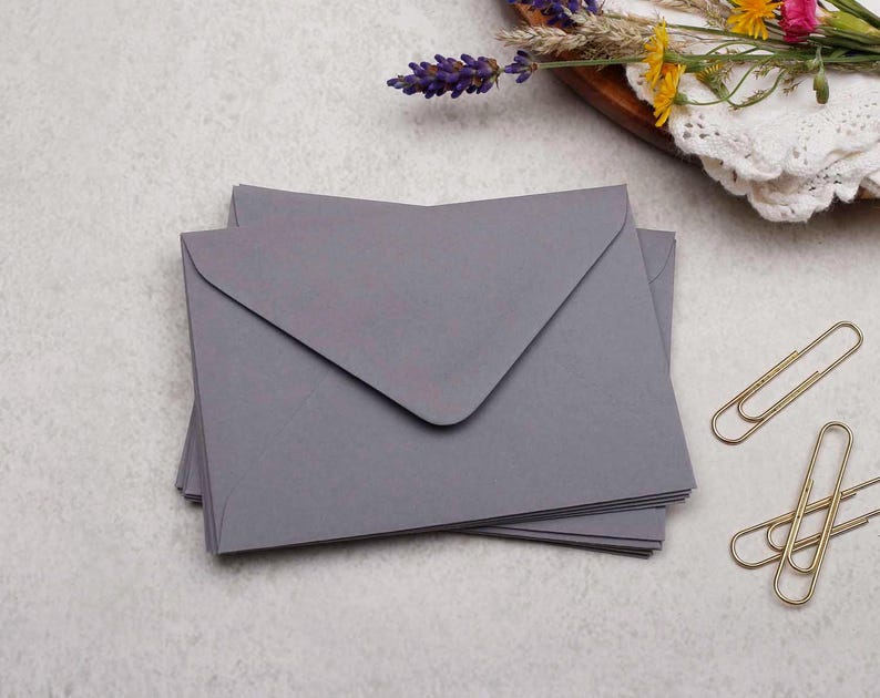 C7 Small Red Envelopes With Gummed Flap - Tiny Coloured Envelope for ...