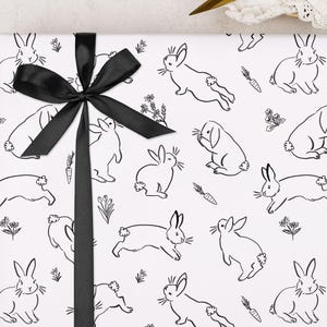Easter Bunny Wrapping Paper for Kids & Adults