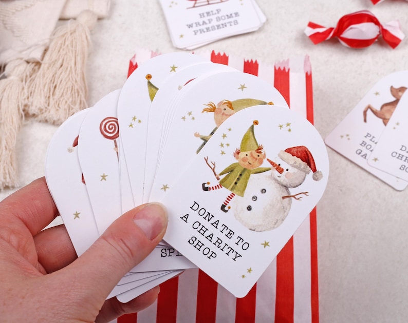 24 Christmas Activity Cards For Advent Calendar