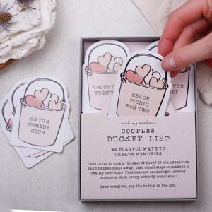Couples Bucket List Gift Box Date night ideas