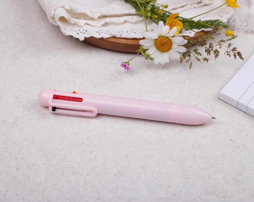 Pink Multi Click Colour Pen - Retro Stationery for Letter Writing or ...