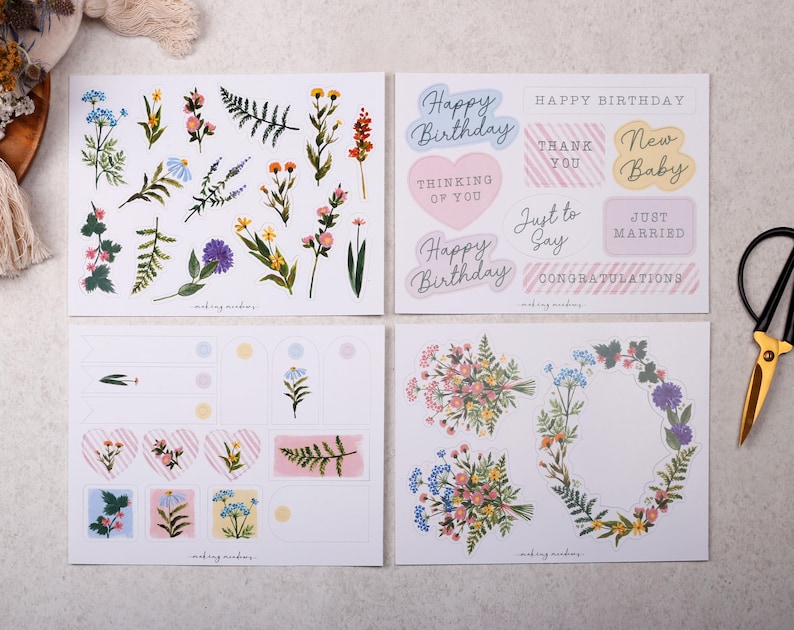 DIY Make Your Own Greeting Card Kit