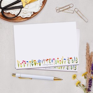 C6 Decorated Envelopes With Ditsy Floral Flower Design - Envelope For Letter Writing Stationery Set