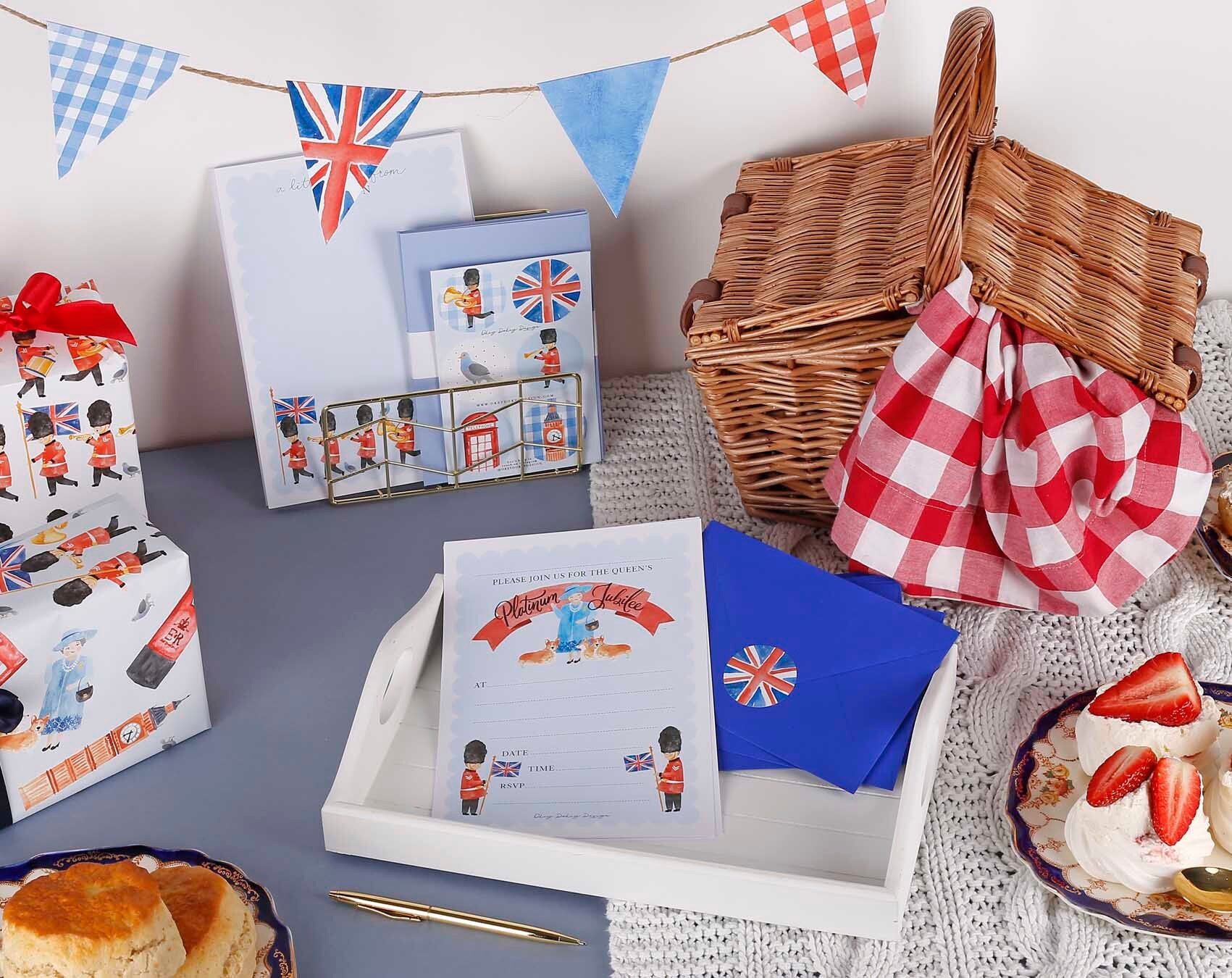 Party Invite Platinum Jubilee Invitations the Queen Etsy UK