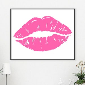 ▷ LV pink lips by Sarah B., 2020, Print