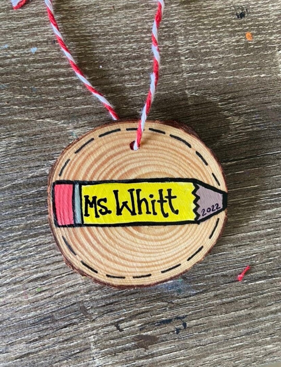 Made to Order Custom Personalized Teacher Gift Christmas Etsy