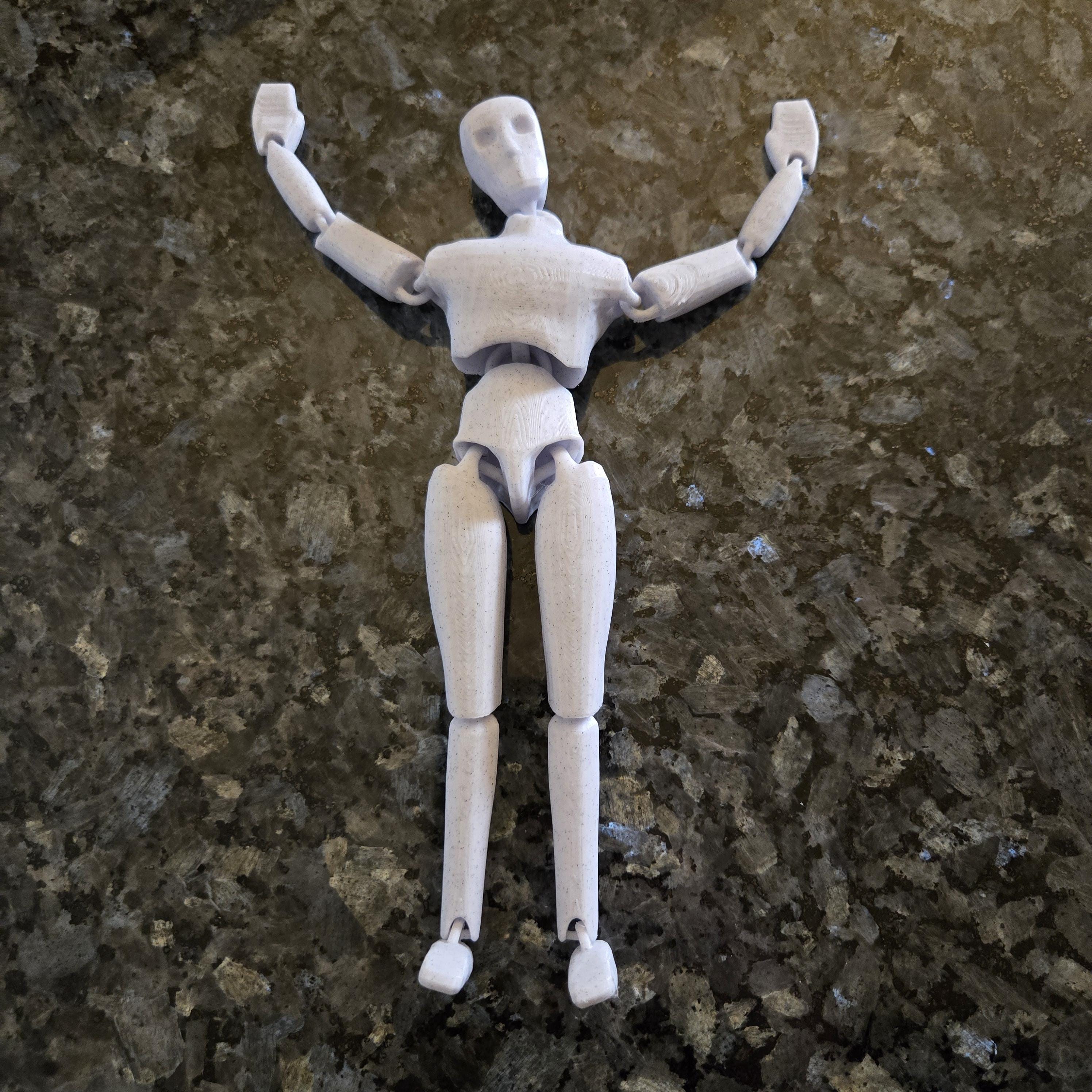 ボルトマン人形 Articulating Crash Dummy Fidget Toy – 3D Printed PLA Plastic, Free