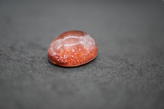23ct Genuine Loose Cabochon, Oval Strawberry Quartz, Loose Gem for Ring,  19.8mm*15.4mm