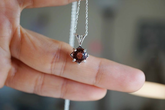 Red Tourmaline Charm, Brilliant Tourmaline Pendant, 1.95ct, High Quality Faceted Tourmaline Charm