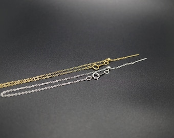 Gold-Filled Adjustable Bracelet, Add-A-Bead Chain Bracelet, Sterling Silver Adjustable-length