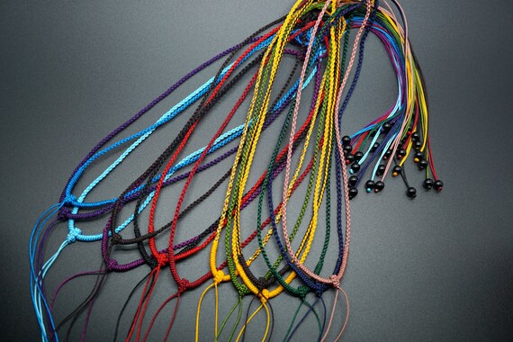 Silk kumihimo braided cord 3.5 mm 150 cm 4 strand braided, for belts  bracelet and necklaces. kumihimo Japanese Kimono ObiJime Belt Cord Braid -  Atelier Miyabi