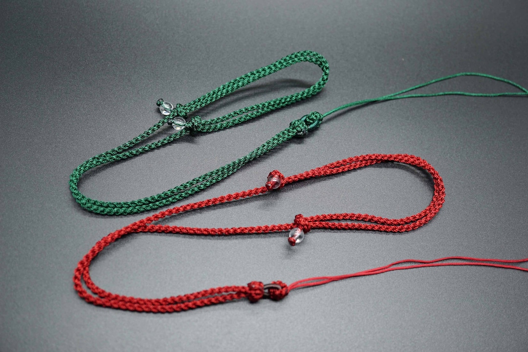 Blakely Pink/Red Cord Necklace