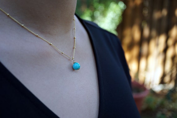 Gold-filled Chain Necklace, Pearl Charm, Amazonite Charm, Malachite Charm, Lapis Lazuli Charm