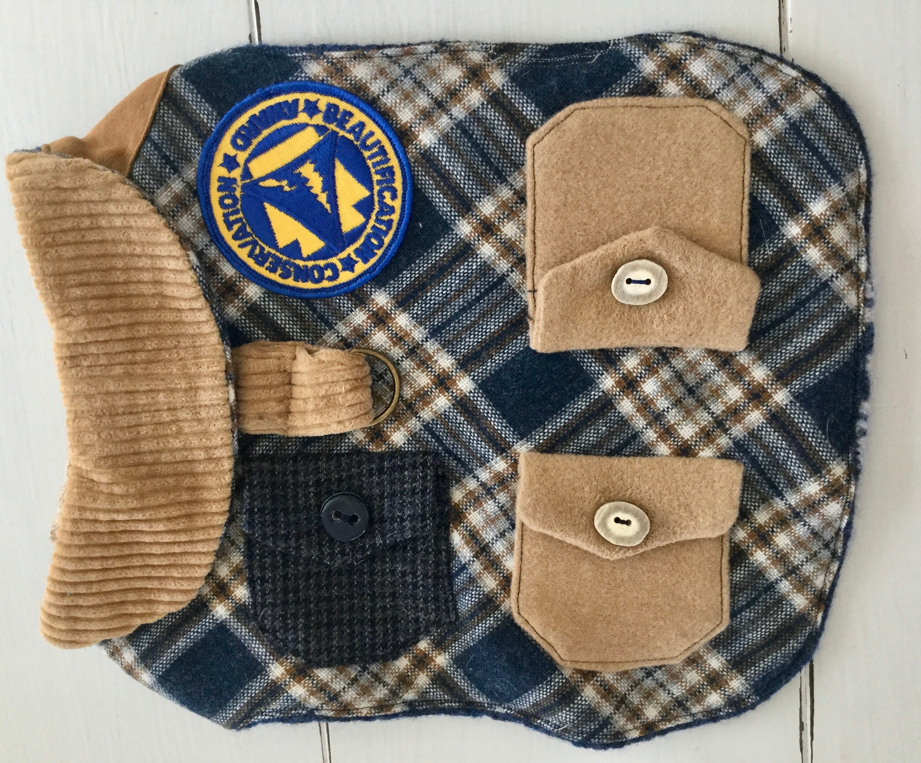 Dog Jacket Custom Dog Jacket Tweed Dog Jacket Tartan Dog Etsy