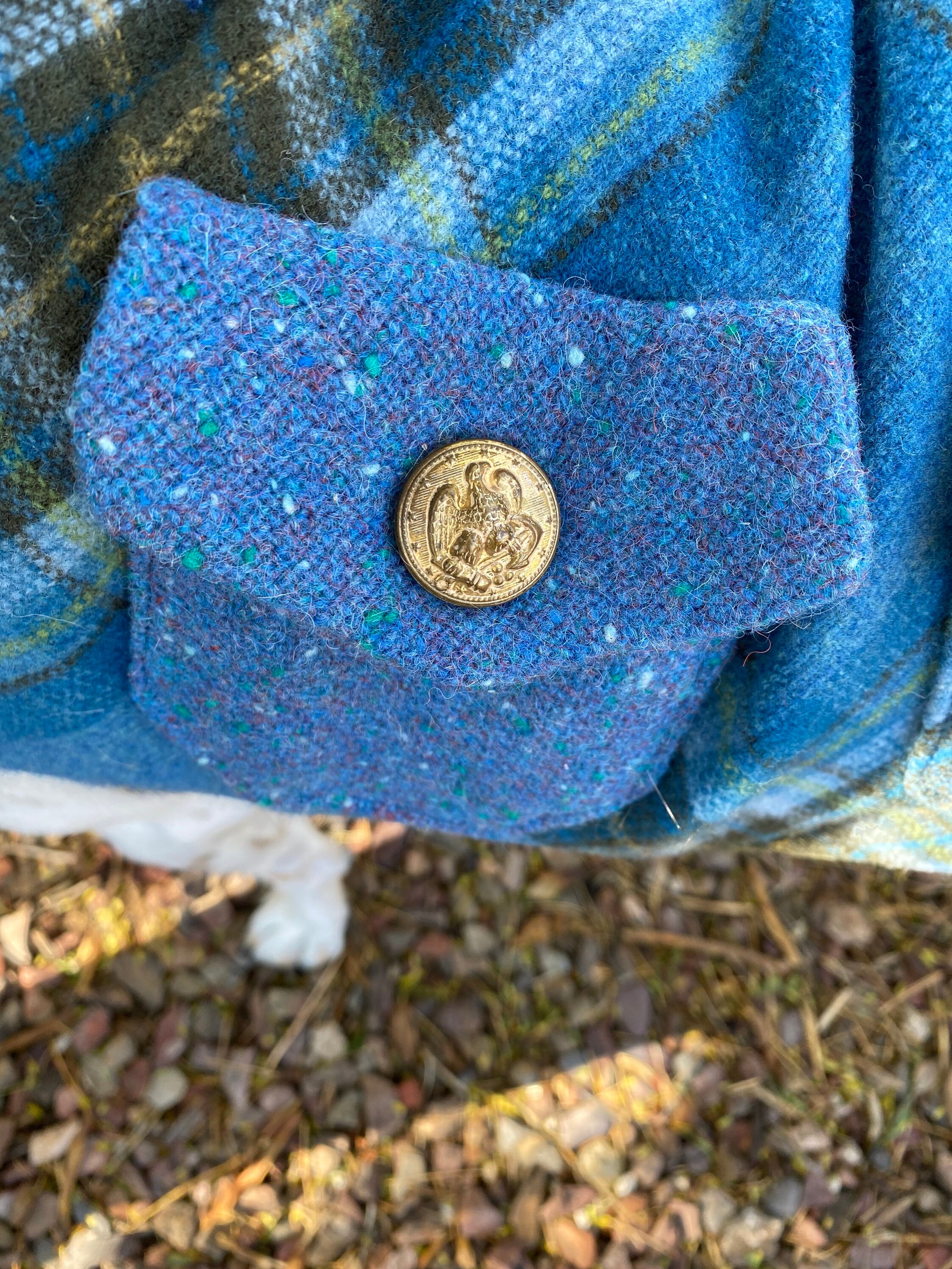 Vintage Pendleton Dog Jacket Custom Dog Jacket Wool Plaid Etsy