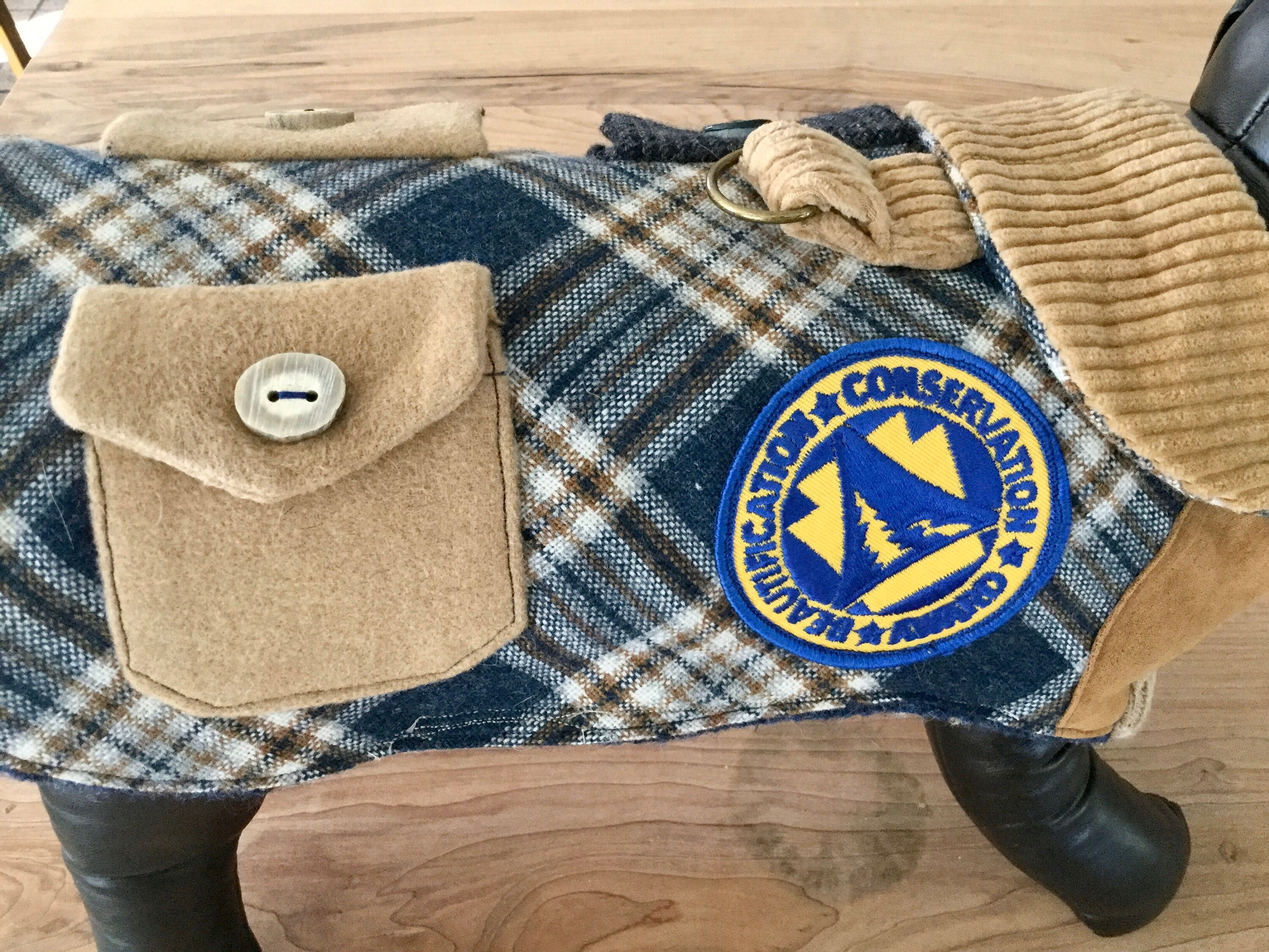 Dog Jacket Custom Dog Jacket Tweed Dog Jacket Tartan Dog Etsy