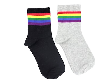 Adult Vintage Libya Flag Cushion Ankle Socks