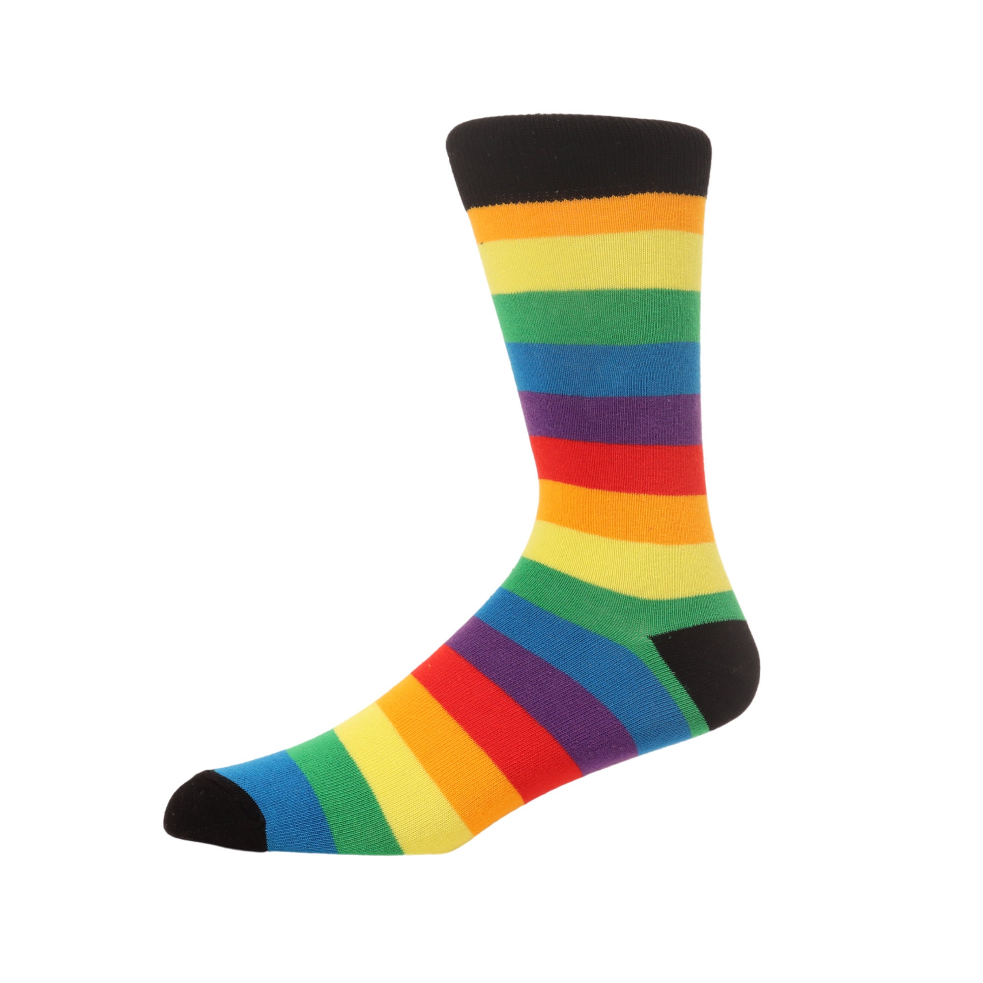 Image of Men's Funky Gift Box Stripe Socks | Colourful Striped
