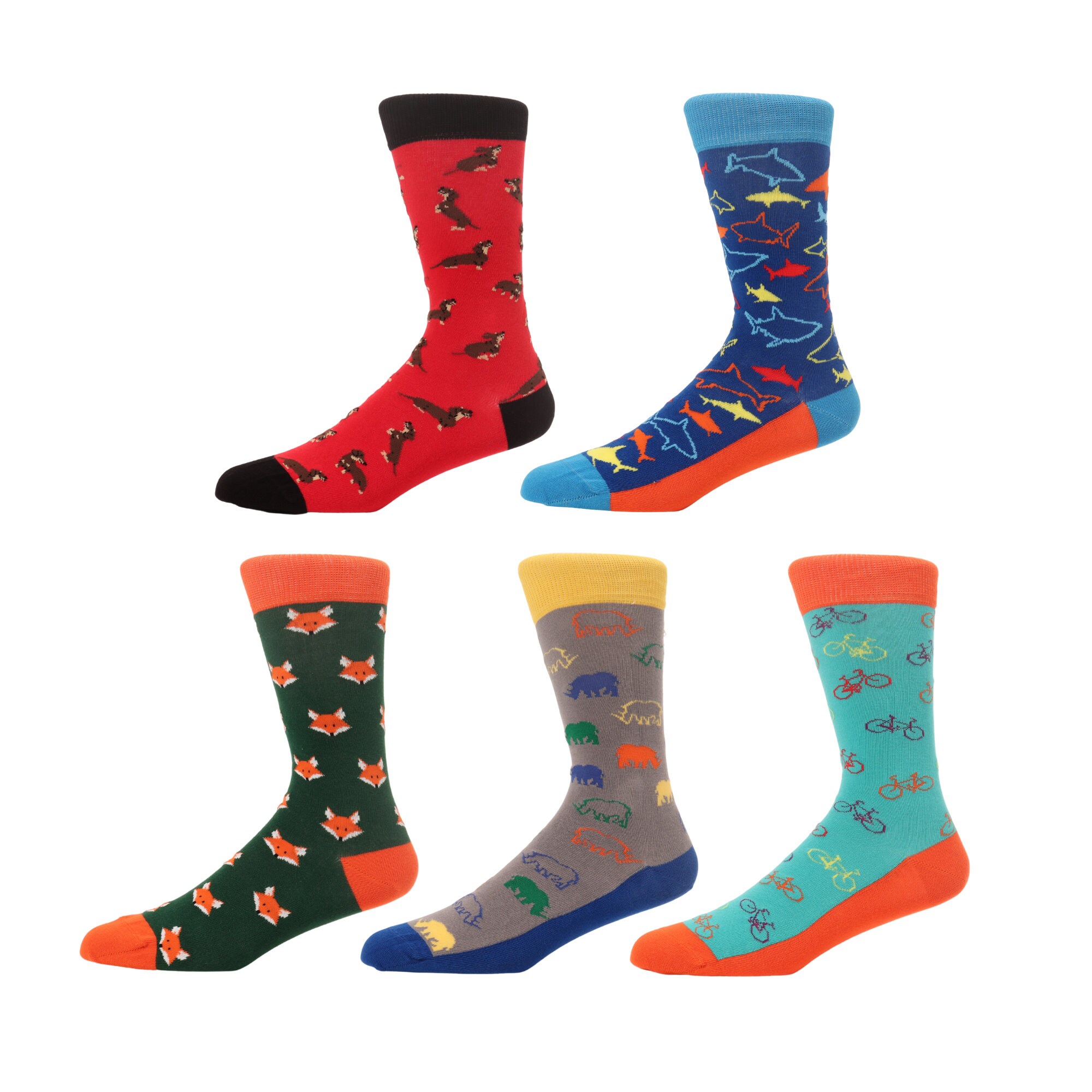 Image of Men's Novelty Gift Box Socks | Silly For Him Funky Design Socks