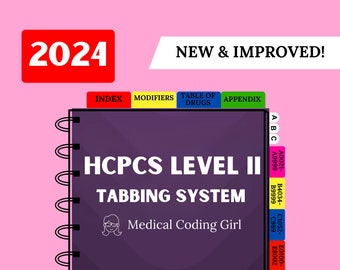 Tabbing System CPT Professional 2023 Medical Coding Tabs Book Not ...