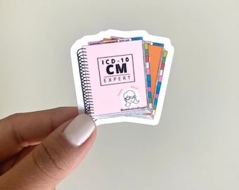 Medical Coding Sticker, Laptop Sticker, Drink Sticker, Book Sticker, Cute Sticker, medical coding