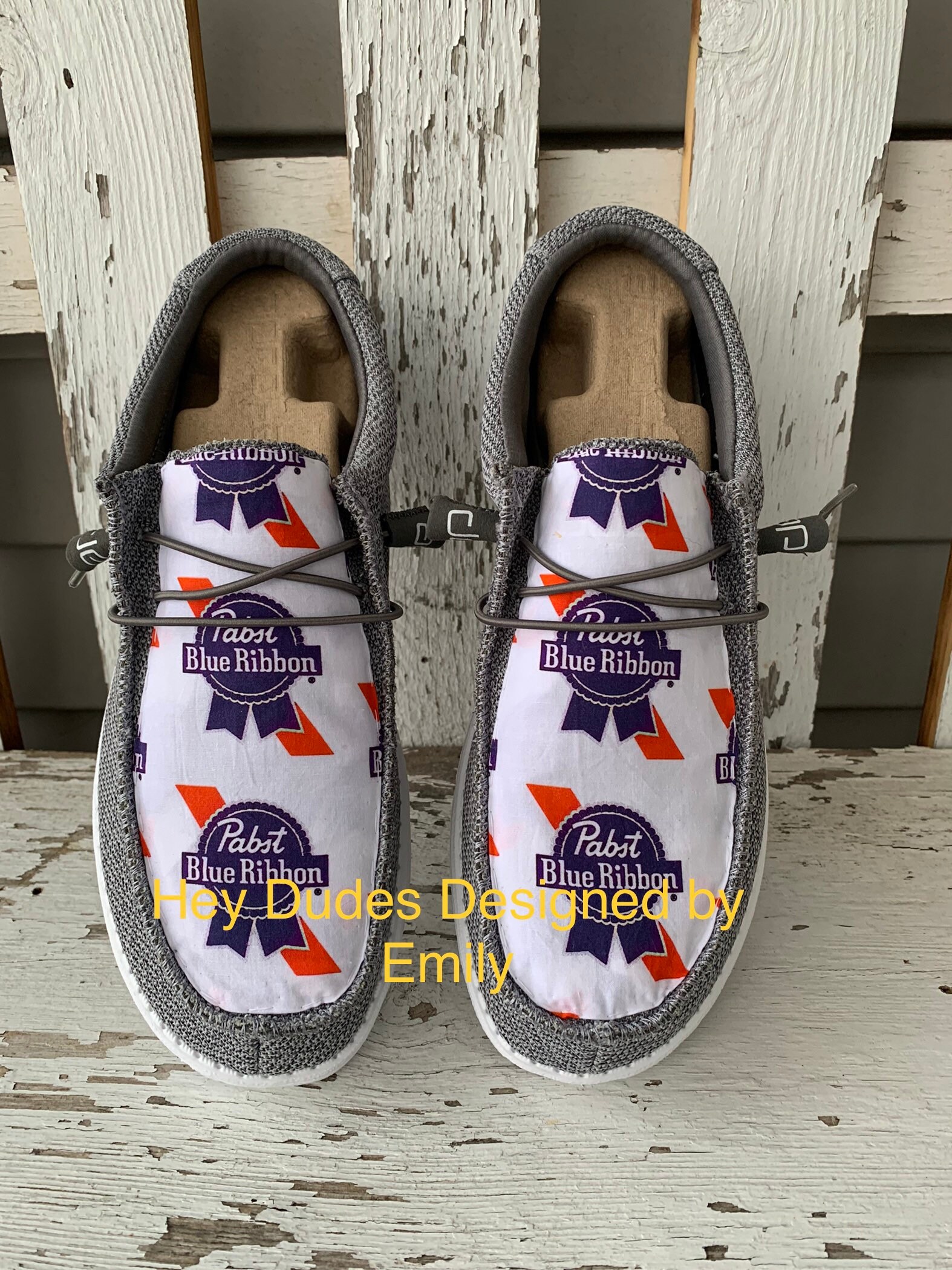 pabst blue ribbon sandals