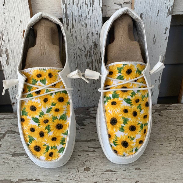 Sunflower Hey Dudes Etsy