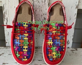 Rainbow Hey Dudes - Etsy