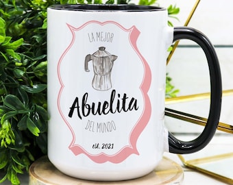 Personalized Abuela Mug: Spanish Grandmother Coffee Gift